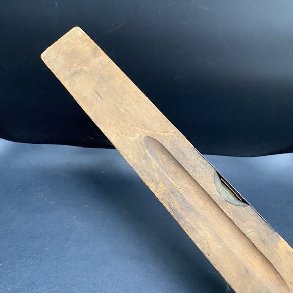 Vintage Stanley USA No. 0 Wood Level Double Bubble 24” - Picture 3 of 13
